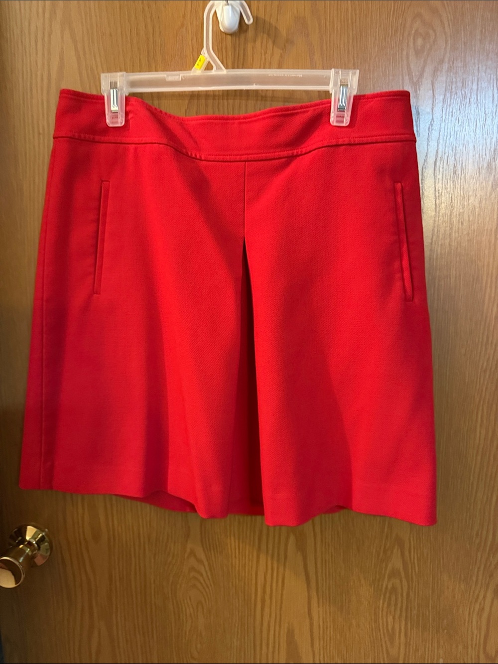 Women's Red A-Line Skirt